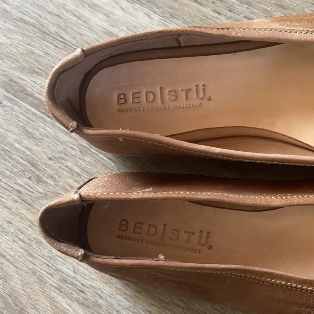 NEW Bed|Stu Leather Slides/Flats Size 7.5 - Picture 13 of 13